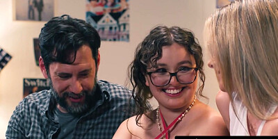 MODERN DAY SINS Pervert MILF Cory Chase Lures Stepdaughter In Law Leana Lovings Into FFM Threesome
