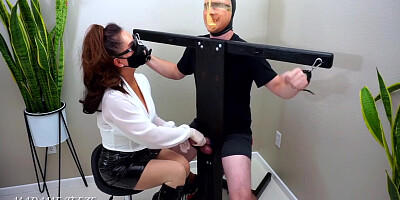 Milking Chair Breath Play - Breathplay Ruined Orgasm