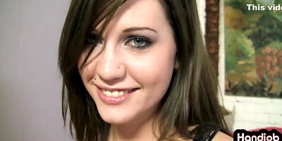 Pov Amateur Tugjob 21yo Gf Jerks Cock And Talks Dirty - Brandi Belle