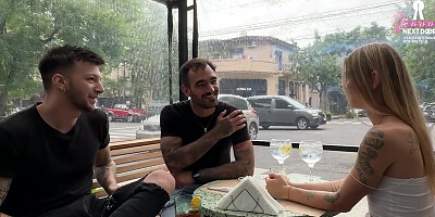 American Travel Slut Gets First Dp By Two Latinos In Buenos Aires Ft