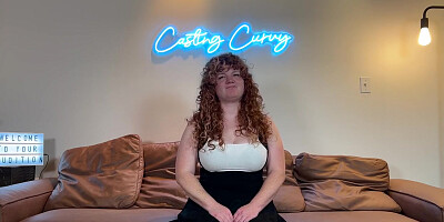 Casting Curvy In Busty Squirting Red Head