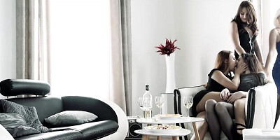 Viv Thomas featuring Morgan Rodriguez and Daphne Anbel's fingering ass video