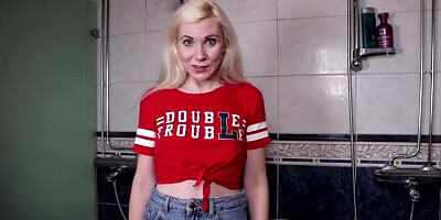 Bella Bates In Exchange Student 18+ Gets Bukkake