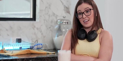 Stepdaughter Uses Her Big Tits To Help Stepdad Clone His Willy With Leana Lovings And Codey Steele