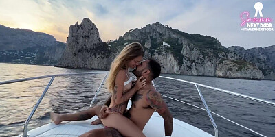 Italian Skipper Fucks American Tourist On His Boat