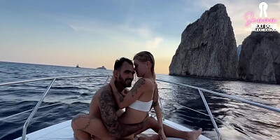 Italian Skipper Fucks American Tourist On His Boat