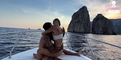 Italian Skipper Fucks American Tourist On His Boat