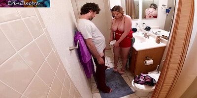 My Stepson Came Inside Me In The Bathroom - Erin Electra And Matthias Christ