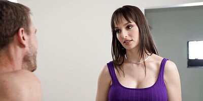 Cutie Lexi Luna feels a long dick deep in her shaved pussy