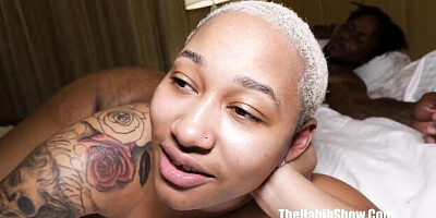 Femme fatale Jay Bangher's ebony action