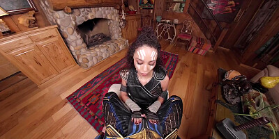 Alexis Tae And Vr Conk In Thor: Ebony Valkyrie Sucks & Bangs In Marvel Cosplay Parody Hd