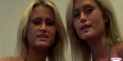 Super Lucky Guy Gets To Fuck Two Gorgeous Blonde Girls At The Same Time