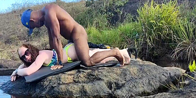 Bad Guy And Day Light - Swimming Pool In The Middle Of The Woods Sex Performed In By A Married Man And A Young Girl