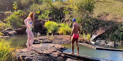 Bad Guy And Day Light - Swimming Pool In The Middle Of The Woods Sex Performed In By A Married Man And A Young Girl