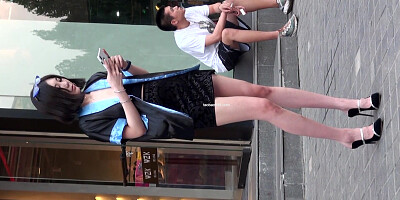 Chinese Girl Caught on the Street