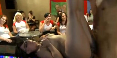 Teenager getting porked in front of a crowd