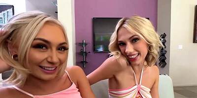 Taboo MFF threesome with Sky Pierce and Chloe Temple