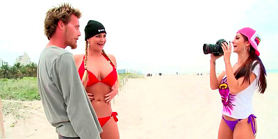 Hot, busty blonde got into a bangbus to have fun