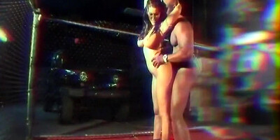 Angelina Castro And Nat Turnher In Takes On Big Cock In A Fighting Cage! 12 Min