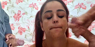 Wife Let Cuckold Friend Masturbate For Wifes Ass