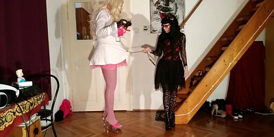 Goth Domina Fuck Huge Living Barbi Doll Pt1 Hd Beth Kinky