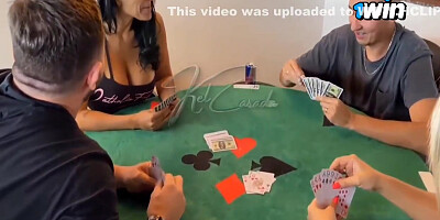 Kel Abate, Matheus Caetano And Bruna Carlos In Troca De Casal Comeco Com Um Simples Jogo De Cartas. 11 Min