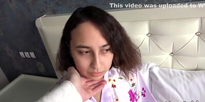 Vira Gold - Fucked A Skinny Stepdaughter Pouring Sperm On Her Little Ass