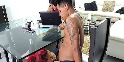 Sofia Palmas, Brandy Palmas And Victor Palmas In A Cachonda De Mi Madrastra Le Encanta Mi Verga. Parte 1. Chupa Muy Rico 6 Min