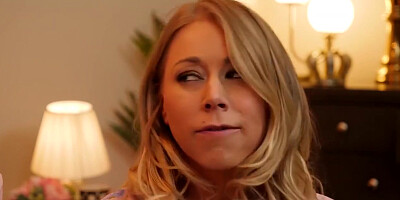 Horny Neighbour Brings Inviting Blond To Climax