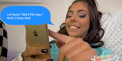 Cute Teen 18+ Gets Her Tiny Taco Filled On Date! Crunch! - Gina Valentina