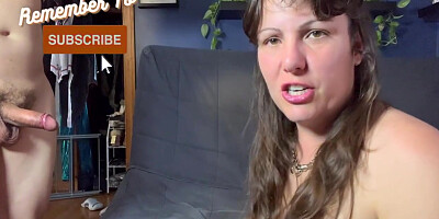 Giant Cumshot In Mouth Nylon Stocking Fucking