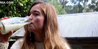 Laney Day, Kim Cums And Marina Lee In Natural Aussie Orgasming Outdoor For