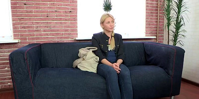 Ariel Knight And D Va - Teen 18+ With Small Tits Obeys Agent Who Nails Vagina On Couch