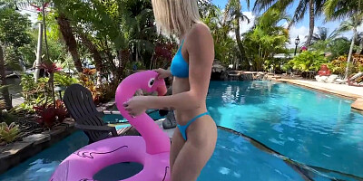J Mac And Kelsey Kane - Outdoor Summer Time Fucking With Cute Blonde Neighbor