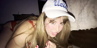 Ucla Cheerleader Blows Me First Week Of School Best Blowjob