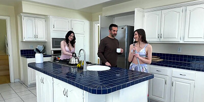 Maya Woulfe & Aviana Violet & Donnie Rock in Dirty Little Fantasy - FamilyStrokes