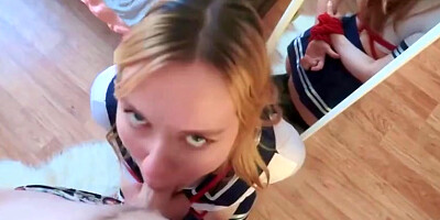 Amateur Teen 18+ First Time Tied Up And Fucked In Tight Asshole - Estie Kay