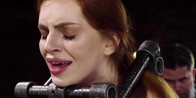 Maya Kendrick In Is Ocked In Metal And Anal Fucked