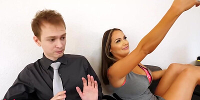 Alex Jetts Interview Unfolds In A Super Nasty Manner With Horny Interviewer