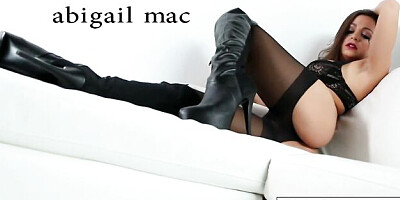 Watch pretty Abigail Mac's sex