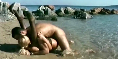 Perfect French Milf Assfucked On The Beach