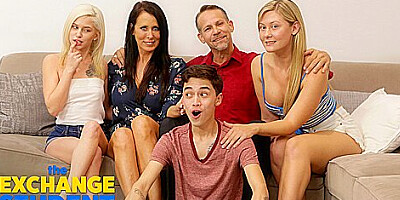 The Exchange Student 18+ American Hospitality - Addison Lee And Juan El Caballo Loco