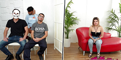 Blonde teen Rubi Vergara tries our SEXY DATING GAME! Who will win?