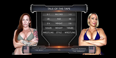 Mellanie Monroe Wrestles Sophia Locke to See Who Gets the Strapon