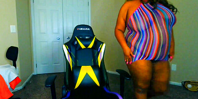 Sexy Ebony BBW Webcam Model Trina Foxx Live Streamate