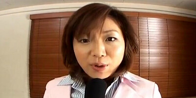 Mitsu Anno gets cum on face from sucked tools after is fucked