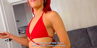 Teen 18+ Latin Redhead Model Porn Debut With Steven Hard