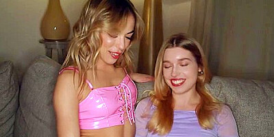 Blonde Babes Freya And Anastasia Show Real Lesbian Magic With Freya Anastasia, Anastasia Brokelyn And Freya Mayer