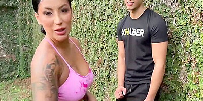 I Offer Sex To Busty Mariana Martix In A Public Park To Fuck Her - Milan Rodriguez