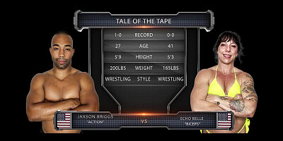 Jaxson Briggs Defeats Ecko Belle Then Taps Dat Ass with His BBC